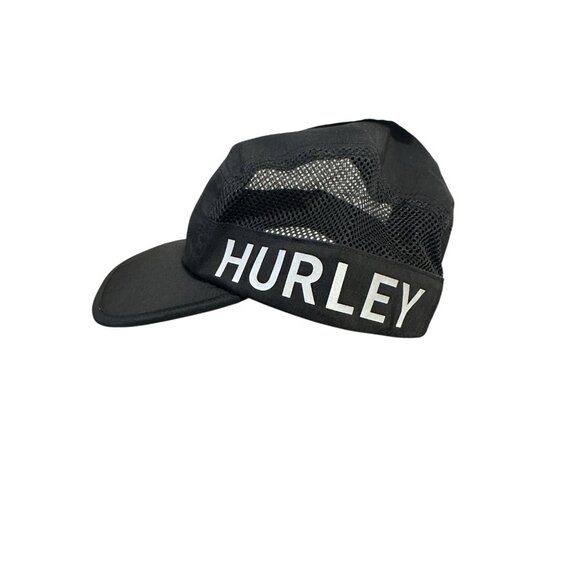 NWT Hurley BIG SUR Mesh Adjustable Reflective Outdoor Hat Black O/S - Picture 3 of 7
